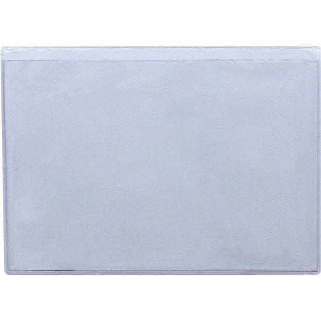 Rezepthülle aus transparenter PVC-Weichfolie im Querformat