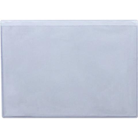 Rezepthülle aus transparenter PVC-Weichfolie im Querformat