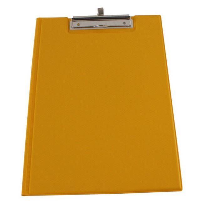 Klemmmappe A4 aus PVC-Weichfolie in gelb