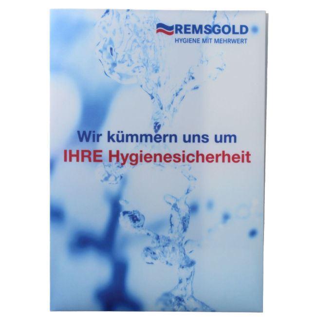 Angebotsmappe aus Recycling-PP mit Druck