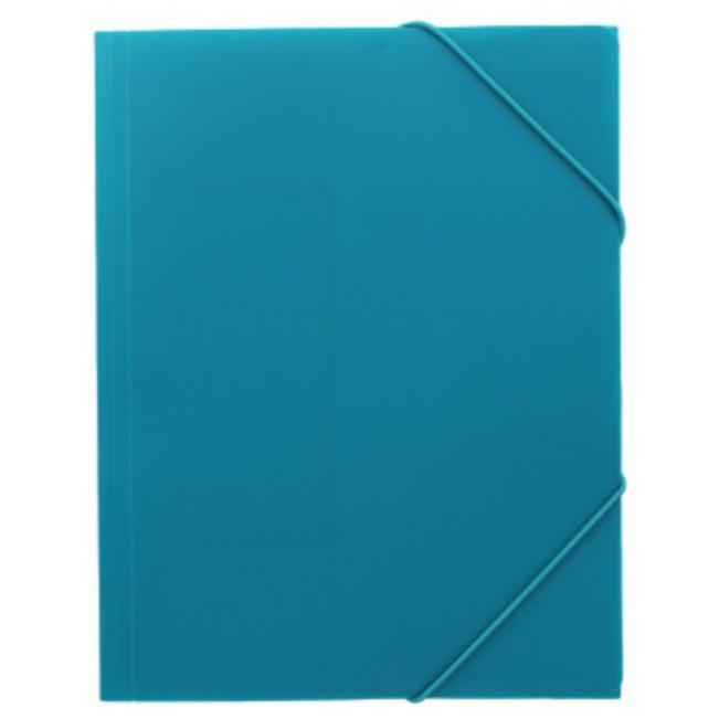 Eckspanner A4 aus PCR-PP in türkis