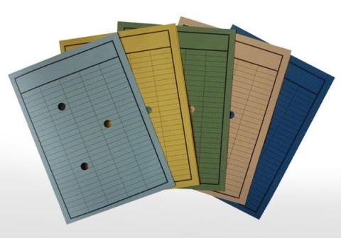 Umlaufmappe A4 aus umweltfreundlichem Manilakarton